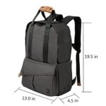 Allcamp Zaini Per Pc Portatili Zaino Per Pc Portatile Camping Zaino Daypack 156 Zaino Per Laptop Fino Nero 0 0