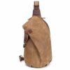 Aotian Unisex Zaino Monospalla Impermeabile La Ceretta Tela Borsa A Spalla Sling Bag Chest Bag Garanzia Due Anni 0