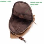 Aotian Unisex Zaino Monospalla Impermeabile La Ceretta Tela Borsa A Spalla Sling Bag Chest Bag Garanzia Due Anni 0 3