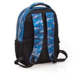 Ally Faces Zaino Discovery Facce Faccine Divertenti Originale Scuola Ragazzi Blu Mimetico 0 0