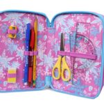 Astuccio Frozen 3 Scomparti Poliestere Multicolore 0 2