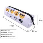 Astuccio Matita Caso Portapenne Beauty Case Pennarelli Ed Accessori Scuola Novita Emoji Wifi 008 0 3