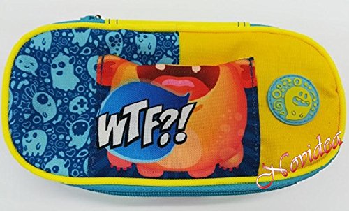 Astuccio Organizzato Go Pop Scuola Portapenne Vuoto Boy Monster 22x9x5 Cm Omaggio Penna Colorata 0