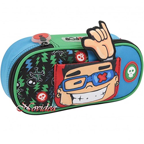 Astuccio Scuola Organizzato Go Pop Portapenne Vuoto Bad Boy 22x9x6 Cm 0