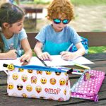 Astuccio Con Cerniera Stampa Emoji Originale By Perletti 9x22x7 Cm 0 2