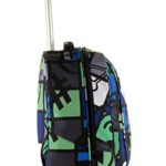 Big Trolley Appack Icon Set Blu Verde 35 Lt 2in1 Zaino Con Spallacci A Scomparsa Scuola Viaggio 0 1