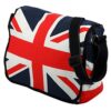 Borsa A Tracolla In Cotone Con Bandiera Union Jack 0