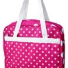 Borsa Rosa Pois Bianchi Invicta 3 In 1 Mini Rover Smart Shoulder Shop Zaino Borsa Tracolla 33x33x95cm Borsa A Mano Spesa Leggera Bagaglio Aereo 910 Litri Tracolla Regolabile Tasca Frontale 0