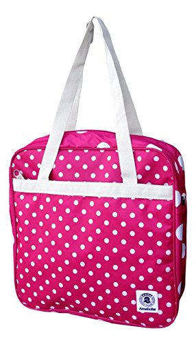 Borsa Rosa Pois Bianchi Invicta 3 In 1 Mini Rover Smart Shoulder Shop Zaino Borsa Tracolla 33x33x95cm Borsa A Mano Spesa Leggera Bagaglio Aereo 910 Litri Tracolla Regolabile Tasca Frontale 0