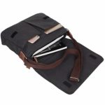 Borse A Spallalosmile Uomo Borsa A Tracolla Borsa Di Tela Sacchetto Del Messaggero Sacchettonero 0 5