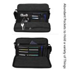 Borse A Spallalosmile Uomo Messaggero Sacchetto Di Tela Casual Spalla Per Lavoro A Scuola Uso Quotidiano30cm L X 10cm W X 26 Centimetrinero 0 0