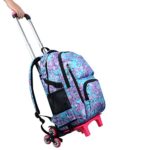 Bupin Zaino Rotolante Scuola Borsasei Ruote Trolley Borsa Per Bambini E Scolari Con Ruote A5 0 0