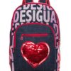 Desigual Mochpinapple Zaini Bambina Blu Denim Raw 13x395x31 Cm B X H T 0
