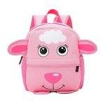 Ducomi Zoolander Simpatico Zaino Unisex In Neoprene Per Bambini Da 1 A 7 Anni Ergonomico Leggero E 3d Design Idea Regalo Di Natale Per Bambini E Per I Pi Piccoli 25 X 24 X 9 Cm Sheep 0