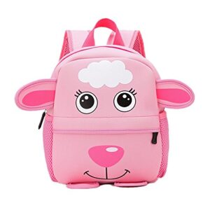 Ducomi Zoolander Simpatico Zaino Unisex In Neoprene Per Bambini Da 1 A 7 Anni Ergonomico Leggero E 3d Design Idea Regalo Di Natale Per Bambini E Per I Pi Piccoli 25 X 24 X 9 Cm Sheep 0