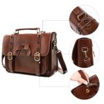 Ecosusi Borse Messenger In Ecopelle Vintage Borsa A Tracolla Borse Cartella Per Ragazza Borse Scuola 0 3