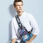 Fandare Unisex Zaino Monospallauomo Zaino Spalla Borse A Spallaborsa A Tracolla Con Usb Per Lo Sportpalestraviaggiescursionicampeggio Crossbody Bag Impermeabile Poliestere Blu 0 0