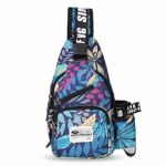 Fandare Unisex Zaino Monospallauomo Zaino Spalla Borse A Spallaborsa A Tracolla Con Usb Per Lo Sportpalestraviaggiescursionicampeggio Crossbody Bag Impermeabile Poliestere Blu 0