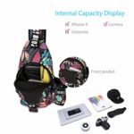 Fandare Unisex Zaino Monospallauomo Zaino Spalla Borse A Spallaborsa A Tracolla Con Usb Per Lo Sportpalestraviaggiescursionicampeggio Crossbody Bag Impermeabile Poliestere Rosso 0 3