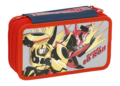 Giochi Preziosi Transformers Astuccio Triplo Con Colori Pennarelli Ed Accessori Scuola 0