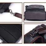 Hasagei Zaino Monospalla Impermeabile Marsupio Nero Per Viaggio Ciclismo Sport 0 3