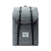 Herschel Supply Co Retreat Zaino Raven Crosshatch Gomma Nera 0