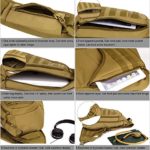 Huntvp Borsa A Tracolla Petto Uomo Sportivo Zaino Monospalla Militare Per Campeggio Escursionismo Ciclismo Viaggio Trekking Porta Smartphone Chiave Denaro 0 3