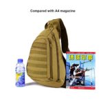 Huntvp Borsa A Tracolla Petto Uomo Sportivo Zaino Monospalla Militare Per Campeggio Escursionismo Ciclismo Viaggio Trekking Porta Smartphone Chiave Denaro 0 4