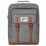 Kusoofa Zaino Scuola Zaino Business Pc Portatile 173 Pollici Laptop Zaino Computer Con Porta Usb E Cuffie Jack Per Universit Business Viaggio Grigio 0