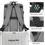 Kusoofa Zaino Scuola Zaino Business Pc Portatile 173 Pollici Laptop Zaino Computer Con Porta Usb E Cuffie Jack Per Universit Business Viaggio Grigio 0 3