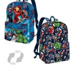 Karactermania The Avengers Powerful Reversible 2 In 1 Backpack Small Zainetto Per Bambini 31 Cm 75 Liters Blu Blue 0