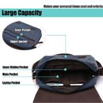 Losmile Borse A Spalla Da Uomoborse Messenger Di Tela Borse Per Pc Portatili Borsa A Tracolla Per Lavoro E Scuola L Blu 0 3