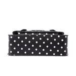 Miss Lulu Marca Vintage A Pois In Finta Pelle Lavoro Ventiquattrore Borsa Sacchetto Di Scuola Borsa Polka Dots Black 0 2