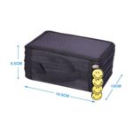 Newcomdigi Astuccio Per 72 Matite Portapenne Astuccio Scuola Elementari Super Grande 4 Strati Porta Matite Sacchetto Borsa Trucco Senza Matita Nero 0 0