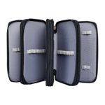 Newcomdigi Astuccio Per 72 Matite Portapenne Astuccio Scuola Elementari Super Grande 4 Strati Porta Matite Sacchetto Borsa Trucco Senza Matita Nero 0 3