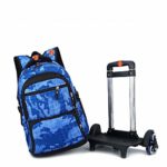 Nosterappou Trolley Trolley Multifunzione Staccabile Per Zaino Da Studente Design Ergonomico Borsa Trolley Con Zaino A Scomparsa Borsa A Tracolla Per Trascinamento E Trazione Manico Retrattile Te 0 4