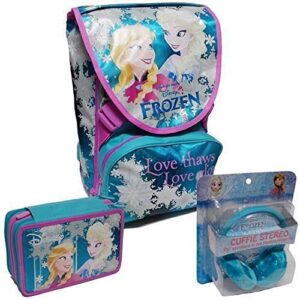 School Pack Schoolpack Frozen Set 2016 Zaino Love Glows Astuccio Accessoriato Cuffie 0