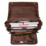 Stilord Tom Borsa A Tracolla In Pelle Da Uomo Donna Vintage Cartella Porta Pc 15 Pollici Documenti Messenger Casual Da Viaggio In Cuoio Colorehavanna Marrone 0 3