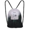 Sacca Sportiva A Tracolla 39 X 31 Cm Foresta Zaino Chiusura A Cordoncino Leggera Unisex Adulti Ragazzi Ru 114 Bosco 0