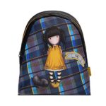 Santoro Gorjuss Zaino Piccolo Con Personaggio Ruby Di Colore Giallo In Tartan 0