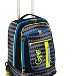 Seven Round Gecko Boy Zaino Con Rotelle Per La Scuola Nero 0