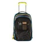 Seven Round Gecko Boy Zaino Con Rotelle Per La Scuola Nero 0 2