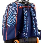 Seven Trolley Bambino Cartellina A4 Blu Arancione Spallacci A Scomparsa Zaino 35 Lt Scuola E Viaggio Idea Regalo Natale 0 2