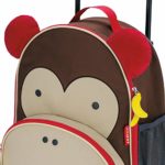 Skip Hop Valigia Con Ruote Design Zoo Marrone Monkey 0 2
