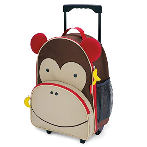 Skip Hop Valigia Con Ruote Design Zoo Marrone Monkey 0 Skip Hop Valigia Con Ruote Design Zoo Marrone Monkey 0