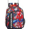 Spidermansuper Hero Ufficiale Zaino Per Bambini Con Carrello Safta 705 0