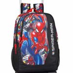 Spidermansuper Hero Ufficiale Zaino Scolastico Con Carrello 330 X 150 X 430 Mm 0
