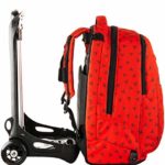 Trolley Invicta Plug Face Fiesta Red Zaino Sganciabile E Lavabile Scuola E Viaggio 35 Lt 0 5