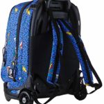 Trolley Invicta Plug Face Royal Blu Zaino Sganciabile E Lavabile Scuola E Viaggio 35 Lt 0 5