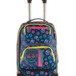 Trolley Seven Combo Mexi Girl Blue Spallacci A Scomparsa Uso Zaino Scuola E Viaggio 0 1